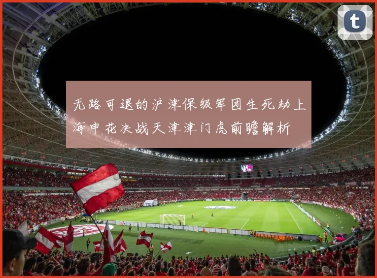 无路可退的沪津保级军团生死劫上海申花决战天津津门虎前瞻解析