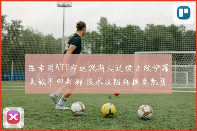 陈幸同WTT布达佩斯站连续击败伊藤美诚早田希娜 技术攻防转换奏凯勇夺金牌